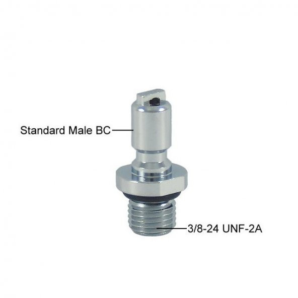 KRAKEN BC Adaptör AD26 Power Standart, Inflator hortumu için kolay bağlantı adaptörü 3/8 Dişi ürün görseli 1