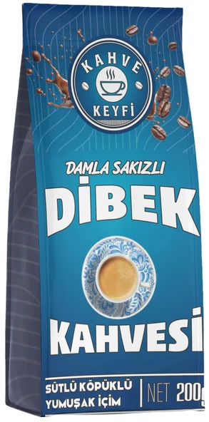 KAHVE KEYFİ DAMLA SAKIZI AROMALI DİBEK KAHVESİ 200GR ürün görseli 1