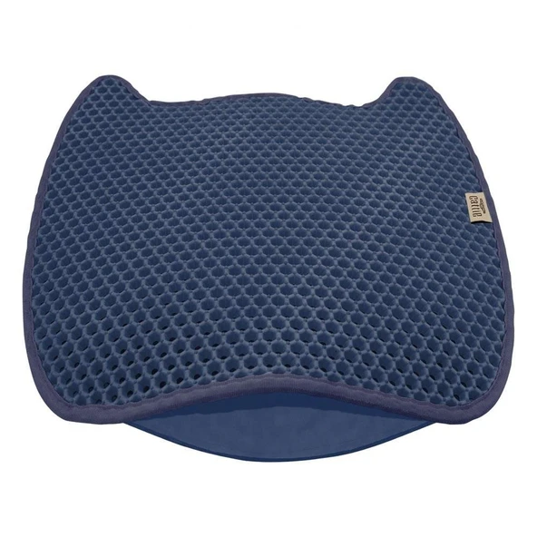 Cattie Taraklı Model Kum Toplayıcı Fonksiyonel Kedi Paspası Navy Blue - Kedi Model L Boy 50-75cm ürün görseli 1