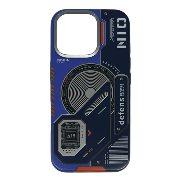 iPhone 16 Pro Max Uyumlu Nio Magsafe Matte Armor Kılıf (Mavi) ürün görseli 1
