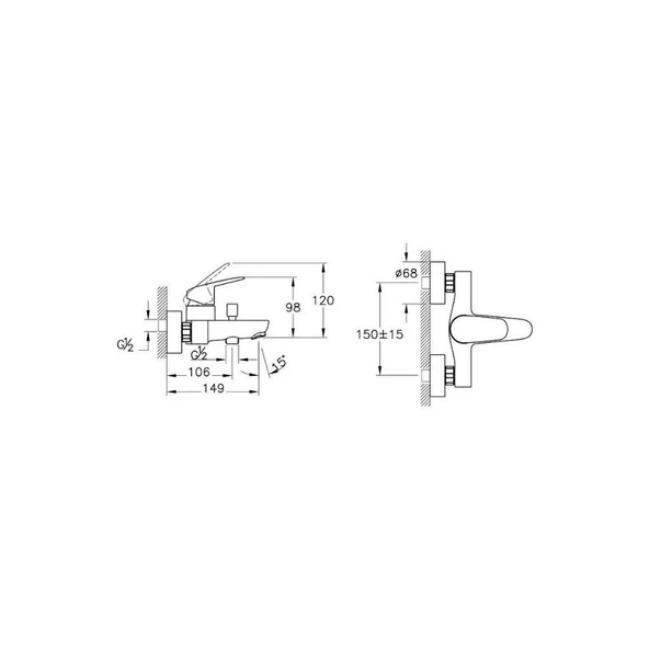 Artema Flow Round Banyo Bataryası A43057 - Resim 2