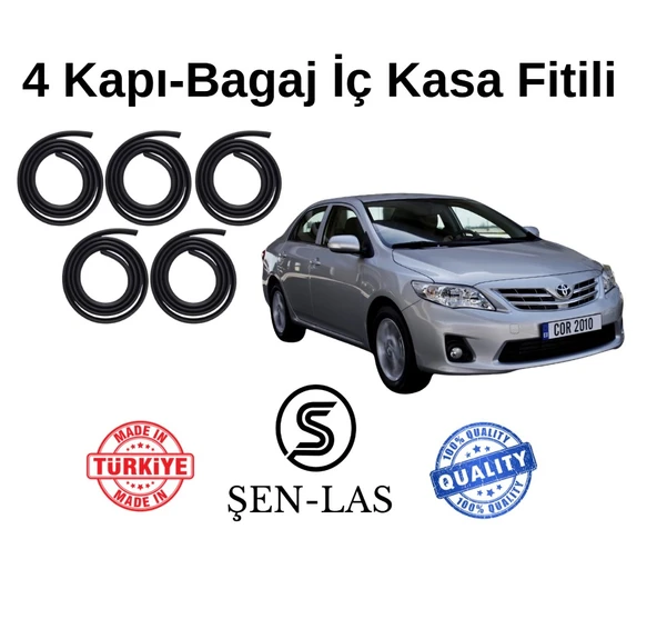 Toyota Corolla (2007-2013) Şen-Las 4 Kapı + Bagaj Fitili ŞL26011 ürün görseli 1