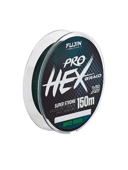 Fujin Pro Hex 8X 150Mt. Moss Green İp Misina - Resim 2
