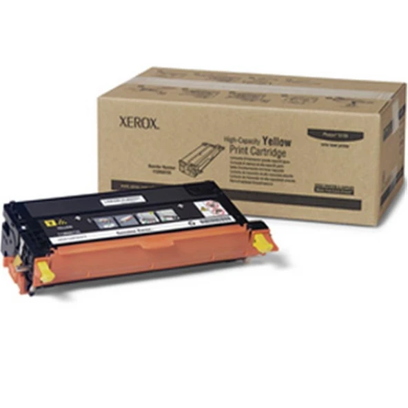 Xerox 113R00725 Phaser 6180-6180MFP Yüksek Kapasite Yellow Sarı Toner 6.000 Sayfa ürün görseli 1