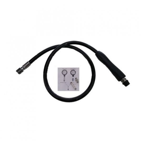 SUBGEAR Hortum Yüksek Basınç HP,  SUBGEAR göstergeler için 85 cm. Swivel ile ürün görseli 1