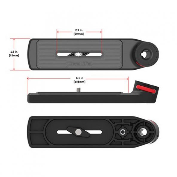 SEALIFE Kamera Flex-Connect Braket Single Tray SL9903P - Resim 2
