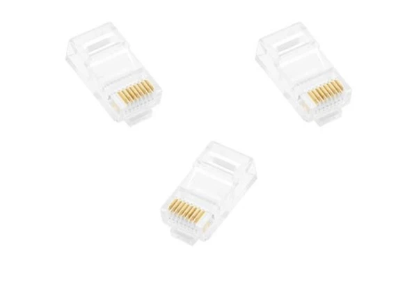 Frisby FNW-RJ4530N  RJ45 CAT5 Konnektör (Gold Plated) ürün görseli 1