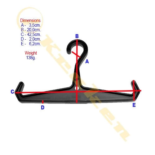 KRAKEN Askı BC SH3, Plastik Kalın Tip - Resim 3