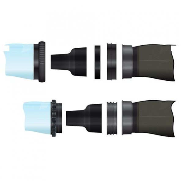 SI TECH Kuru Elbise Kol Değişim Seti QUICK CUFF, Silikon - Resim 3
