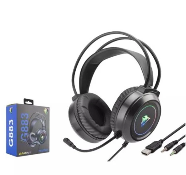 Hadron G883 Gaming Kulaklık 2-3.5Mm + Usb Siyah ürün görseli 1