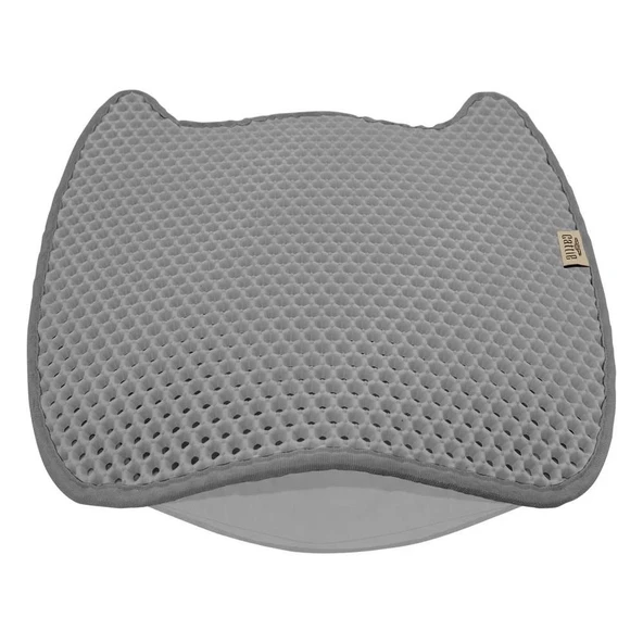 Cattie Taraklı Model Kum Toplayıcı Fonksiyonel Kedi Paspası Grey - Kedi Model L Boy 50-75cm ürün görseli 1