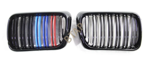 BTAP BMW E36 SİYAH 2LINE 3RENK PANJUR SET 51138195151/152 ürün görseli 1