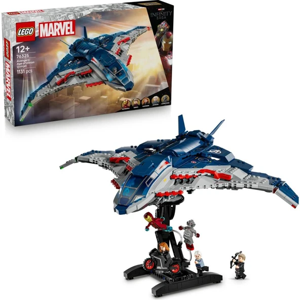 LEGO 76325 Marvel Avengers: Ultron Çağı Quinjet ürün görseli 1