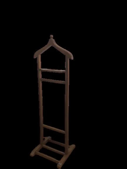 Dilsiz UŞAK 90537 Tek Tepe Model Parlak Ceviz Lake Askılık Ahşap Kayın El yapım ürün görseli 1