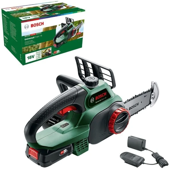 Bosch UniversalChain 18 2.5Ah Tek Akülü Ağaç Kesme Makinesi - 06008B8000 ürün görseli 1
