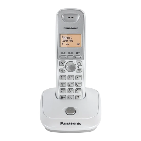 Panasonic KX-TG2511 Beyaz Dect Telsiz Telefon ürün görseli 1