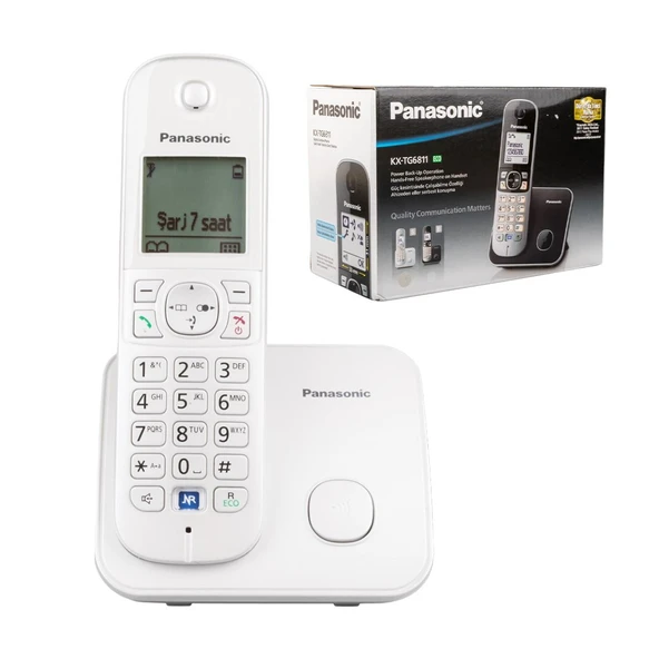 Panasonic KX-TG6811 Gri Dect Telsiz Telefon ürün görseli 1