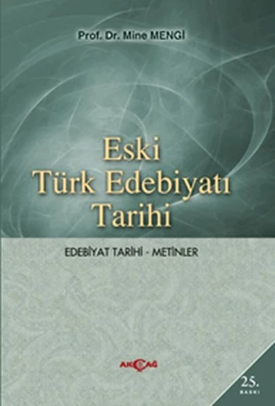 Eski Türk Edebiyatı Tarihi (Edebiyat Tarihi-Metinler) ürün görseli 1