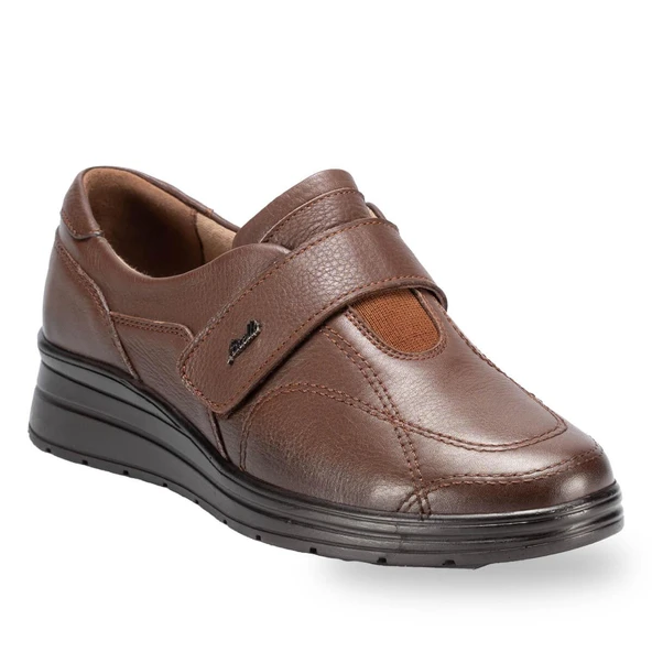 FORELLİ KADIN DERİ HALLUX AYAKKABI - Resim 6