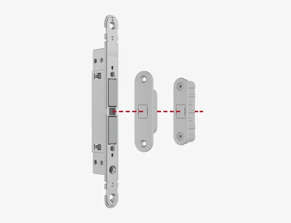 AGB Easy Touch Sessiz Manyetik Kapı Kapak Tutucu Çiftli - Resim 7