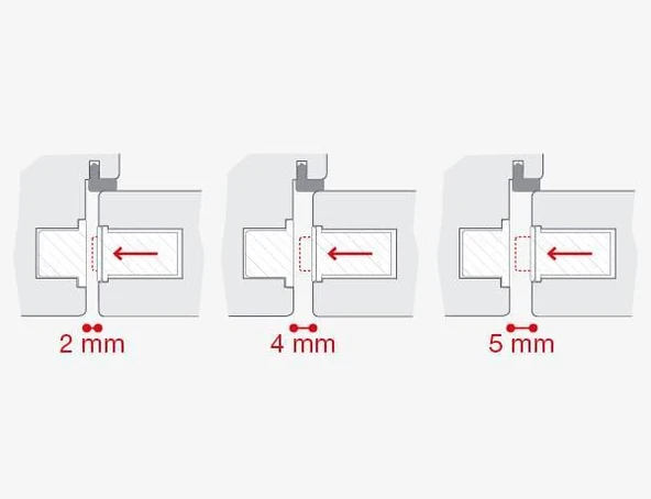 AGB Easy Touch Sessiz Manyetik Kapı Kapak Tutucu Çiftli - Resim 4