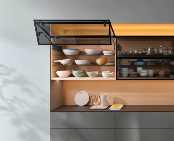 Blum Aventos HF Top Çiftli Kalkar Kapak Mekanizma Seti 25-35 ürün görseli 1