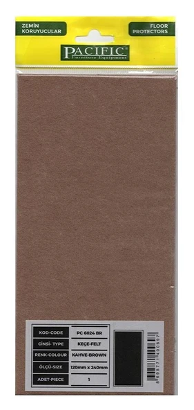 Yapışkanlı Keçe Zemin Koruyucusu 120*240 Mm-5 adet ürün görseli 1