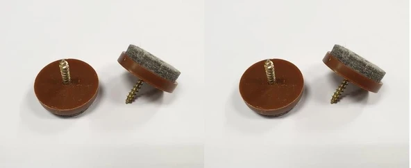Sandalye Koltuk Keçesi Vidalı 20 Mm.-16 Adet ürün görseli 1