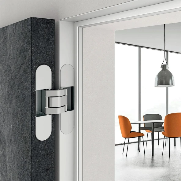 AGB Gizli Menteşe ECLIPSE 2.2 Mat Krom - Resim 2