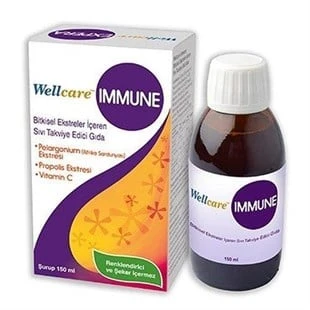 Wellcare Immune Şurup 150 ml ürün görseli 1
