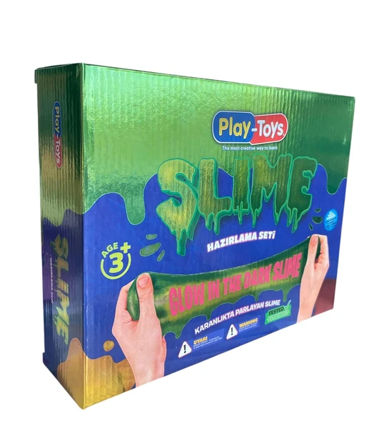 Karanlıkta Parlayan Eğlenceli ve Eğitici Slime Hazırlama Seti ürün görseli 1