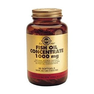 Solgar Fish Oil Concentrate 1000 mg 60 Softgel ürün görseli 1