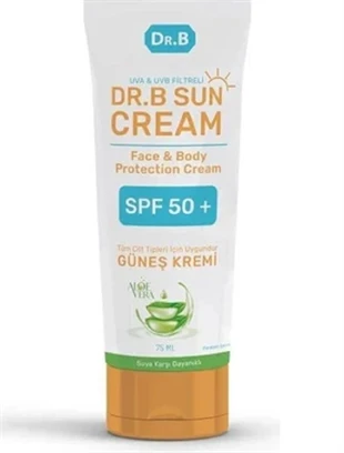 Dr. B Sunscreen Lotion Aloe Vera Özlü SPF50+ 150 ml ürün görseli 1