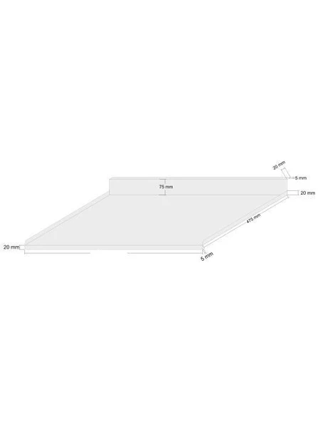 Alüminyum Evye Altlığı 50 Cm - Resim 2