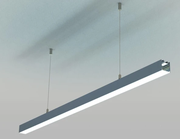 Lineer Sıvaüstü Asma Sarkıt Pcb Led Profil Armatür - Resim 3