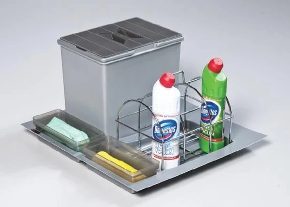 Çekmece İçi Çöp Kovası & Deterjanlık 50 Cm. Modül ürün görseli 1