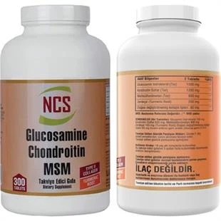 NCS Glucosamine Chondroitin MSM Collagen Turmeric 300 Tablet ürün görseli 1