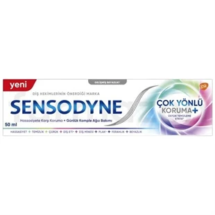 Sensodyne Çok Yönlü Koruma Gelişmiş Beyazlık Diş Macunu 50 ml ürün görseli 1