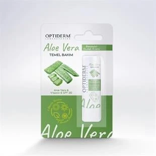 Optiderm Lip Stick E Vitaminli SPF20+ Aloe Vera ürün görseli 1