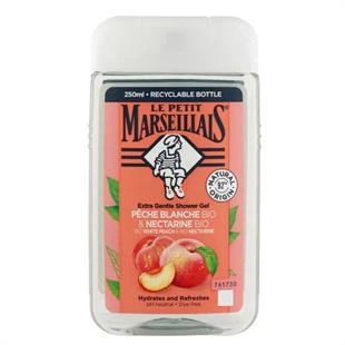 Le Petit Marseillais Duş Jeli Beyaz Şeftali ve Nektarin 250 ml ürün görseli 1