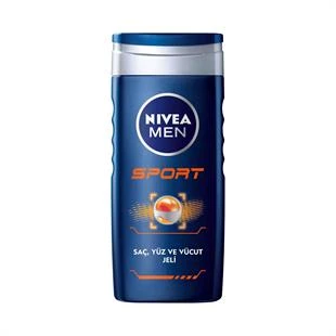 Nivea Sport Duş Jeli Vücut Yüz Saç 250 ml ürün görseli 1