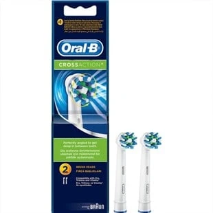 Oral-B Cross Action 2'lü Diş Fırçası Yedek Başlığı ürün görseli 1
