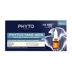 Phyto Cyane Erkek Tipi Saç Dökülmesi Bakım Serumu 12'li 5 ml ürün görseli 1