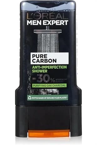 L'Oreal Paris Men Expert Pure Carbon Duş Jeli 300 ml ürün görseli 1