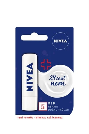 Nivea Lip Stick Med Repair SPF15 24 Saat Nem ürün görseli 1