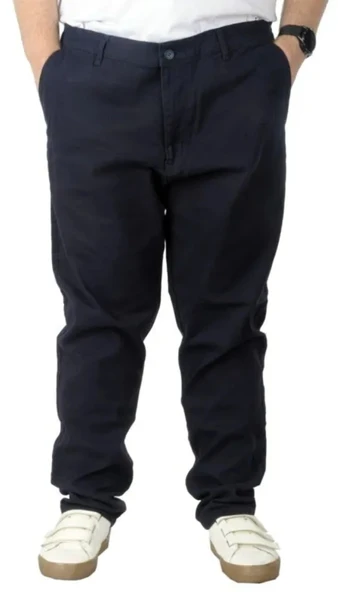 Büyük Beden Erkek Gabardin Pantolon Doğa 22850 Lacivert ürün görseli 1