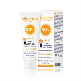 Alldermo Baby Güneş Kremi SPF50 75 ml ürün görseli 1