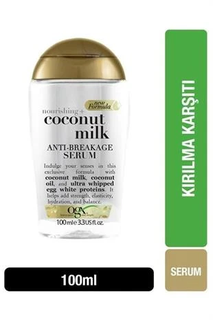 OGX Saç Serumu Coconut Milk Hindistan Cevizi Sütü Kırılma Karşıtı 100 ml ürün görseli 1