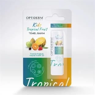 Optiderm Lip Stick E Vitaminli SPF20+ Tropikal Meyve ürün görseli 1