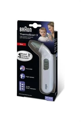 Braun IRT3030 Thermoscan Kulaktan Ateş Ölçer ürün görseli 1